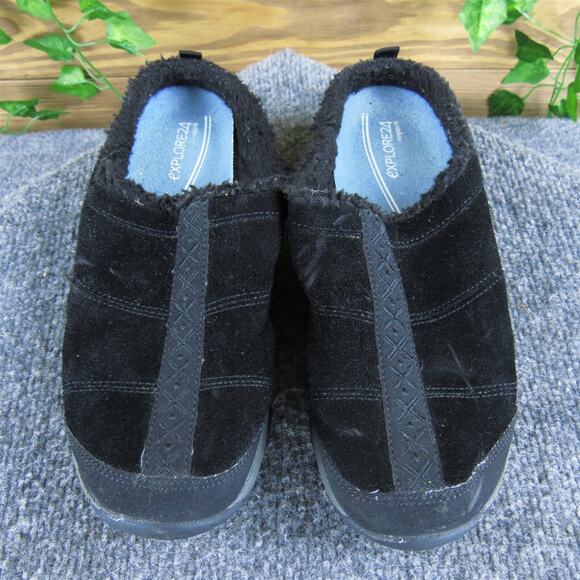 Easy Spirit Women's Eilena Clog Black Leather‎ Sz 8.5 Narrow Gently Used 2025 - Picture 2 of 6